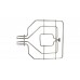 ТЭН 773539 верхний духовки Bosch/Siemens, 2800W
